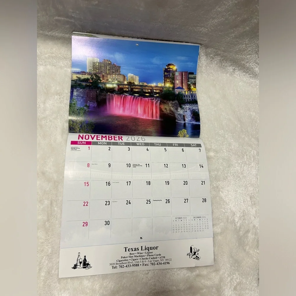 SCENES OF NEW YORK 2026 wall calendar